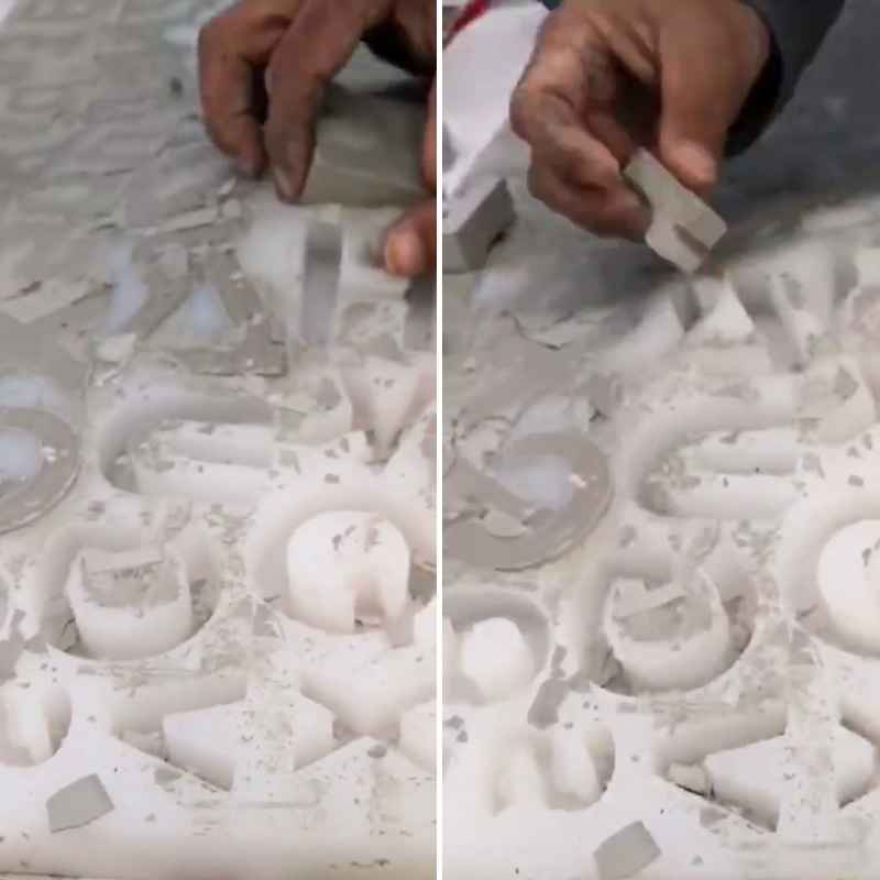 水泥制品字母模具硅膠 水泥制品字母模具硅膠