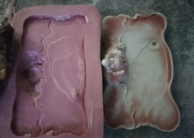 翻模專用縮合型模具硅膠為什么會變黃？